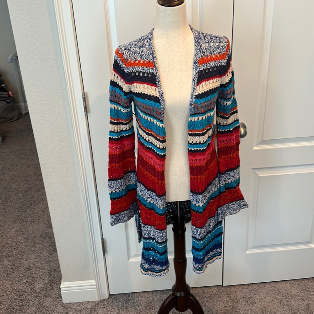 Lucky textured cardigan size M